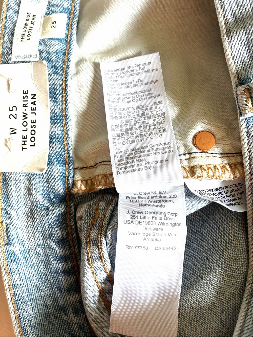 Madewell Womens The Low-Rise Loose Jean.light wash.25.NWT. - Picture 13 of 14